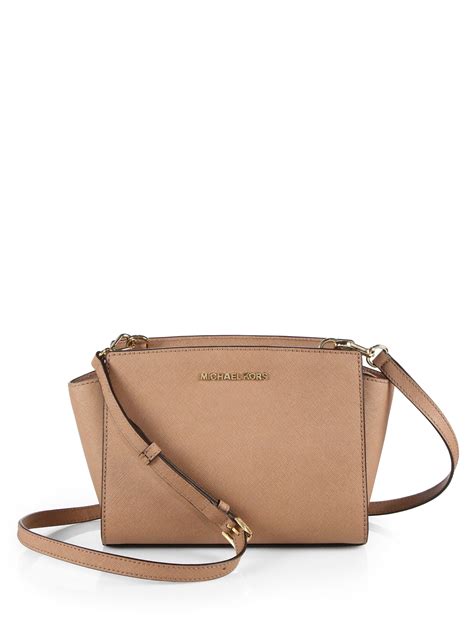 michael kors dark khaki selma bag|Michael Kors selma studded.